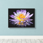 Water Lily Canvas Afdruk (Insitu (Houten vloer))