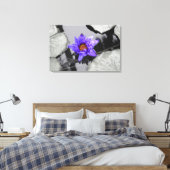 Water Lily Canvas Afdruk (Insitu (Slaapkamer))