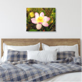 Water Lily Canvas Print (Insitu (Slaapkamer))