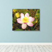 Water Lily Canvas Print (Insitu (Houten vloer))