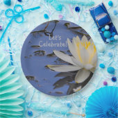 Water Lily Celebration Papieren Bordje (Feest)