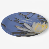 Water Lily Celebration Papieren Bordje (Gekanteld)