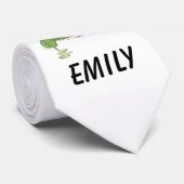 Water Lily Cute Flower Child Floral Fairy Girl Stropdas (Opgerold)