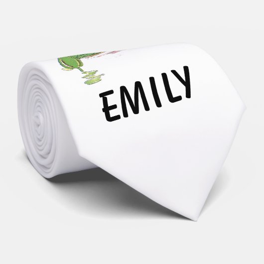 Water Lily Cute Flower Child Floral Fairy Girl Stropdas (Opgerold)