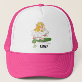 Water Lily Cute Flower Child Floral Fairy Girl Trucker Pet