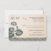 Water Lily en Dragonfly RSVP Uitnodiging (Voorkant)