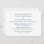 Water Lily Fine Art Wedding Kaart (Achterkant)