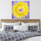 Water Lily Flower Canvas Afdruk (Insitu (Slaapkamer))