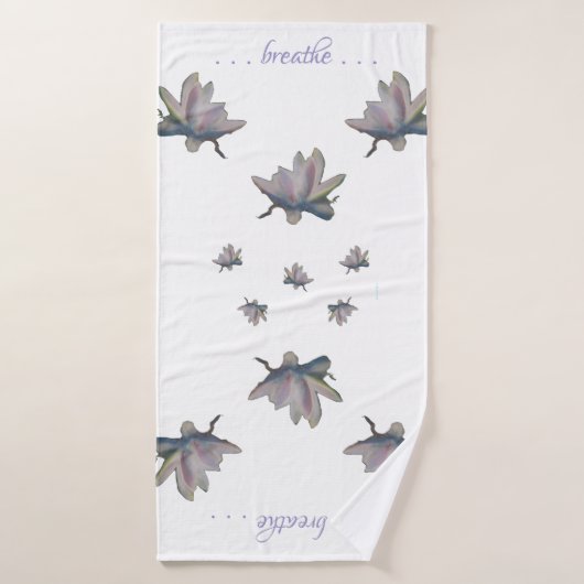Water Lily Flower Maureen Girard Gezondheid Medita Badhanddoek (Badhanddoek)