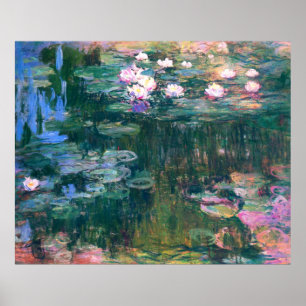 Water Lily Flower Pond Poster