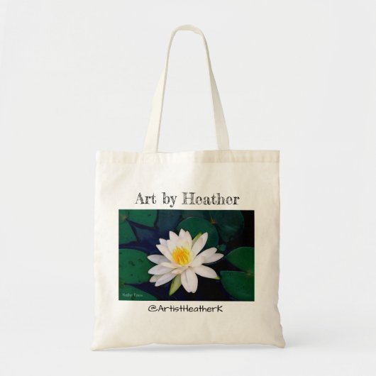 "Water Lily Flower"-tas Tote Bag (Voorkant)