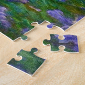 Water Lily Flowers in Bloom Claude Monet Fine Art Legpuzzel (Zijkant)