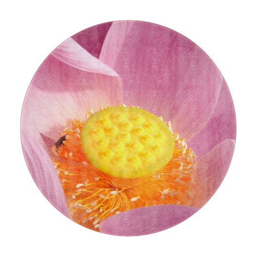 Water Lily Glass Chopping Board Snijplank (Voorkant)