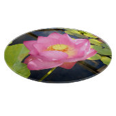 Water Lily Glass Chopping Board Snijplank (Hoek)