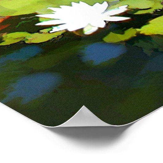 Water Lily Habitat Poster (Hoek)