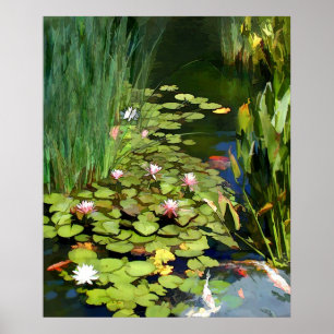 Water Lily Habitat Poster