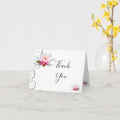 Water Lily Hartelijk dank Kaart (Gele Bloem)