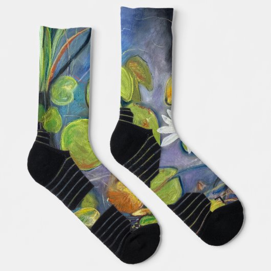 Water Lily in Bloom Socks Sokken (Rechts)
