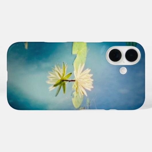 Water Lily Iphone case (Achterkant (horizontaal))