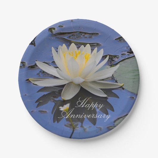 Water Lily Jubileum Bord (Voorkant)