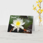 Water Lily Kaart (Gele Bloem)
