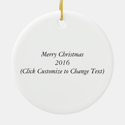 Water Lily Keramisch Ornament (Achterkant)