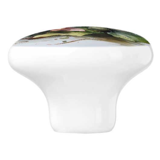 Water Lily Keramische Knop (Zijkant)