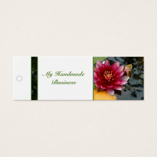 Water Lily Label Mini Visitekaartjes