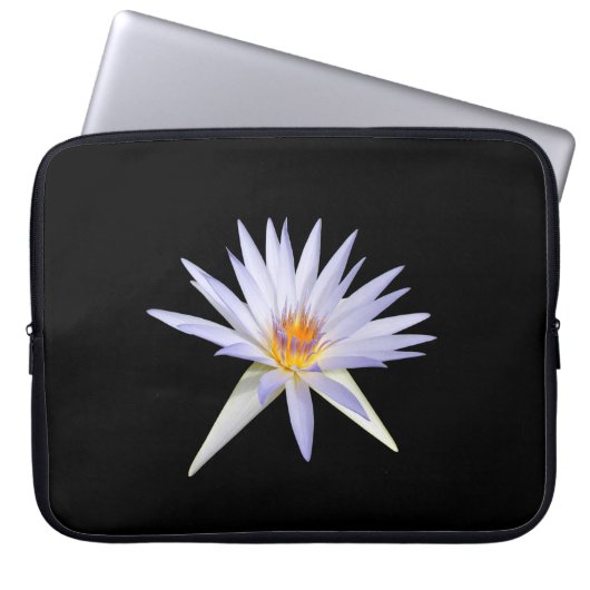 Water Lily Laptop Hoesje Laptop Sleeve (Voorkant)