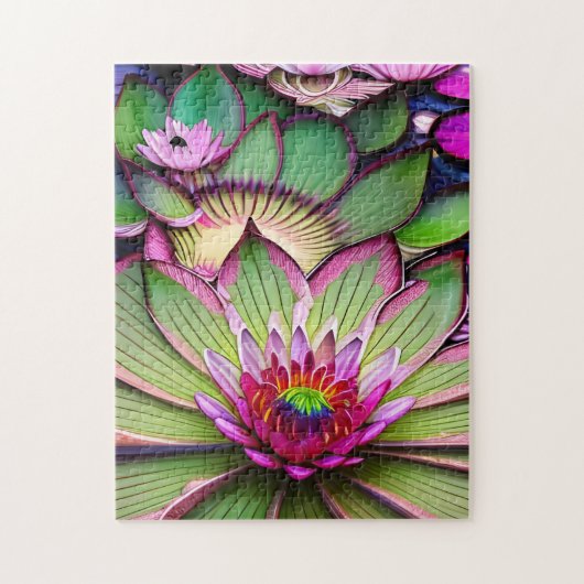 Water Lily Legpuzzel (Verticaal)