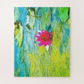 Water Lily Lilypad Legpuzzel (Verticaal)