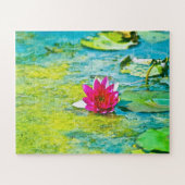Water Lily Lilypad Legpuzzel (Horizontaal)