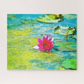 Water Lily Lilypad Legpuzzel (Horizontaal)