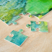 Water Lily Lilypad Legpuzzel (Zijkant)