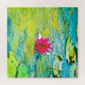 Water Lily Lilypad Legpuzzel (Horizontaal)