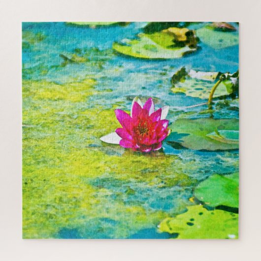 Water Lily Lilypad Legpuzzel (Verticaal)