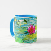 Water Lily Lilypad Mok (Voorkant links)