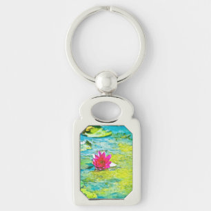 Water Lily Lilypad Sleutelhanger