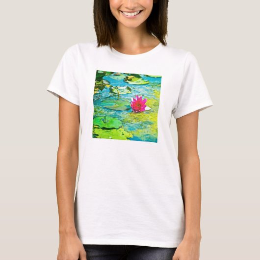 Water Lily Lilypad T-shirt (Voorkant)