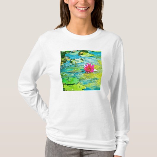 Water Lily Lilypad T-shirt (Voorkant)