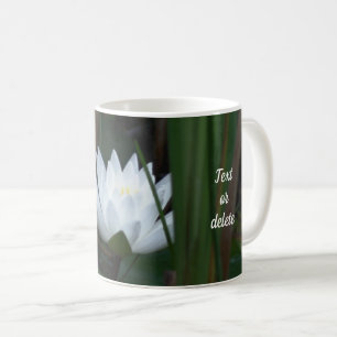 Water Lily Lotus Flower Aglow Personalized Koffiemok