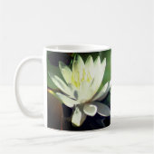 Water Lily Lotus Flower and Frog Personalized Koffiemok (Links)