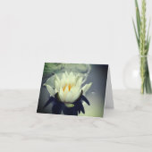 Water Lily Lotus Flower Note Kaart (Voorkant)