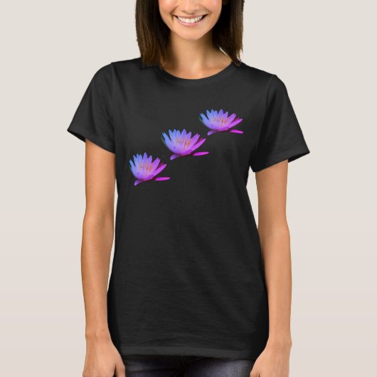 Water Lily Lotus Flower T-shirt (Voorkant)
