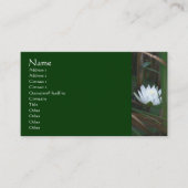 Water Lily Lotus Flower Visitekaartje (Voorkant)