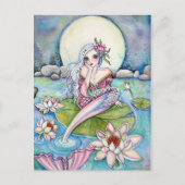 Water Lily Mermaid - Briefkaart (Voorkant)