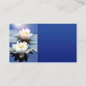 Water Lily Mindfulness Meditation Yoga Visitekaartje (Achterkant)