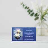 Water Lily Mindfulness Meditation Yoga Visitekaartje (Staand voorkant)