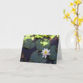 Water Lily Note Card Kaart (Gele Bloem)
