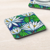 Water Lily Onderzetters - Verpakking van 6 (Linkerzijde)